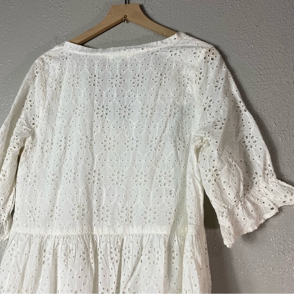 Sundance #519 Jasmine Eyelet Dress SZ Large L - Picture 4 of 11